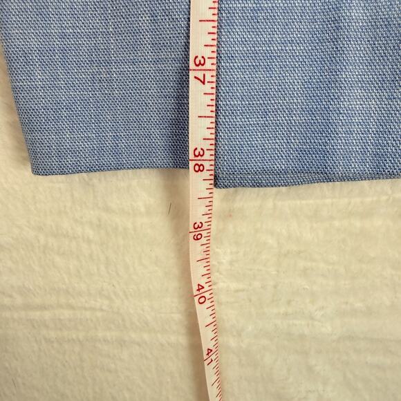 Talbots Womens Pants Light Blue Size 10 Hampshire Ankle Career Polyester Blend - Picture 5 of 6